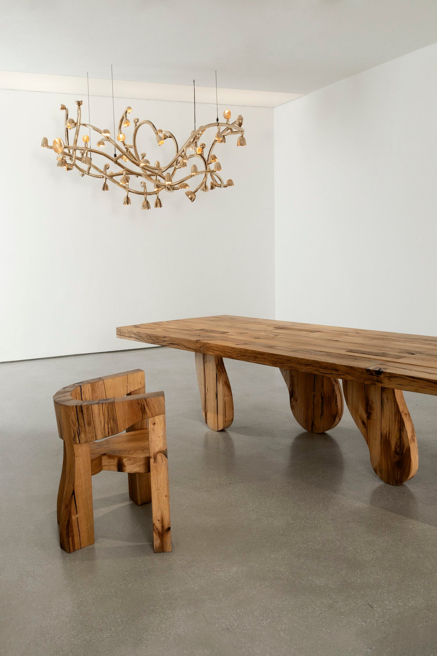 frederik molenschot lighting, table and chair